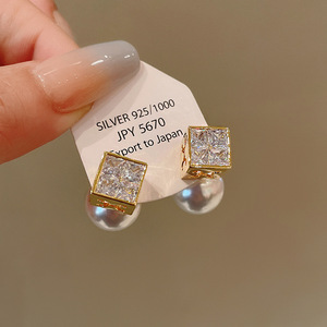 Pendientes Retro de gama alta en inglés y con letras, pendientes de diseñador de temperamento, marcas populares, pendientes de joyería de moda para <span class=keywords><strong>mujer</strong></span> - Product Image 4