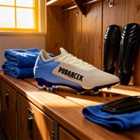 Chaussures de football d'entraînement respirantes professionnelles personnalisées OEM pour fabricants – Crampons de football à tige basse pour terrain synthétique