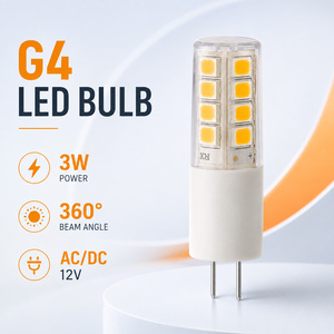 Ampoule en céramique G4 2,5W 250-300LM 120lm/W AC/DC 12V 360 degrés 2700-7000K 15000H Garantie de 2 ans CE RoHS ETL - Product Image 1