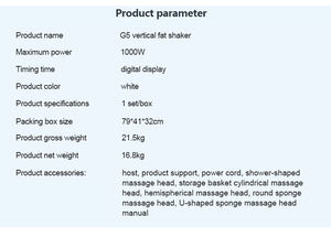 Masajeador de desintoxicación con máquina de adelgazamiento <span class=keywords><strong>G5</strong></span> para dispositivo seguro y eficaz para cara y cuerpo - Product Image 3