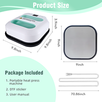 Xingyan Vente Chaude Électrique Mini Presse À Chaud Machine Sublimation De Fer pour T-shirt Vêtement Plaque Impression