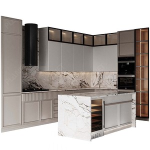 Meuble de <span class=keywords><strong>Cuisine</strong></span> luxueux et pastoral, pour <span class=keywords><strong>Cuisine</strong></span> centrale avec Ilot, Bar, Style Island, moderne - Product Image 6