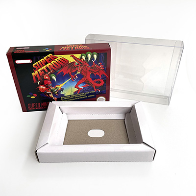 Super Metroid only box EUR