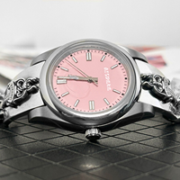 Montre de luxe pour femme avec bracelet et cadran personnalisables, nouvelle version améliorée, mouvement japonais NH35, vente chaude, Reloj Mujer
