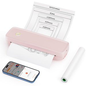 <b>Portable</b> A80 203Dpi A4 Thermal <b>Printer</b> Wireless Inkless Bluetooth USB Label Receipt Barcode <b>Printer</b> for Office Home Travel - Product Image 4