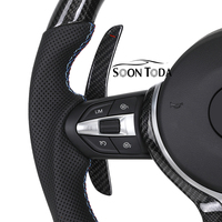 Volant de voiture sport en fibre de carbone avec écran LED personnalisé pour BMW Série 3 5 F10 F30 F11 F18 F06 F12 F13 F01 F02