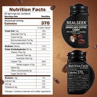 Bonbons sans sucre saveur café-cacao en forme de boule, en boîte métallique, en vrac pour le bureau et les cadeaux