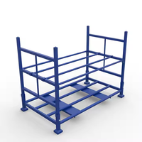 Étagère à pneus en métal pliable pour entrepôt, rayonnage de type palette pour le stockage des pneus, étagère d'exposition de pneus