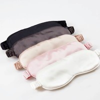 Masque pour les yeux et taie d'oreiller 100% Soie de Mûrier 16mm/19mm/22mm/25mm avec broderie, design uni, bordure Oxford, cadeau de luxe, pour usage domestique et hôtelier