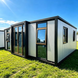 Expédition immédiate : Maisons modulaires préfabriquées en conteneurs extensibles de 20, 30 et 40 pieds, avec chambre, salle de bain et cuisine, maisons miniatures - Product Image 1