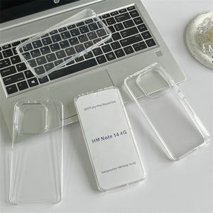 <span class=keywords><strong>Coque</strong></span> de téléphone transparente, fabrication de <span class=keywords><strong>coque</strong></span> arrière pour <span class=keywords><strong>Redmi</strong></span> 15/15C/A5/K80/<span class=keywords><strong>Note</strong></span> 10 ProMax/14 <span class=keywords><strong>Pro</strong></span>+, transparente, 2 en 1, anti-chute, protection mobile - Product Image 1