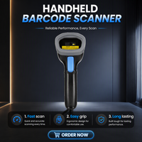 Pemindai Barcode 2D Genggam Berkabel