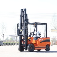 Chariot élévateur électrique 2 tonnes le plus vendu, avec fourches hydrauliques, grande hauteur de levage, Euro 5 CE EPA, alimenté par batterie