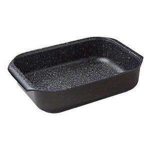 Rostiera Alluminio antiadhésive (40x25cm) PLUS Noir 00102RGR 40H - Product Image 1