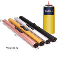 Briquet électrique USB rechargeable à plasma simple, coupe-vent, multifonction, pour cuisine, barbecue et bougies, idéal comme cadeau