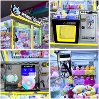 Machine à griffes commerciale pour enfants, mini, à monnayeur, avec mode de paiement personnalisé, pour centre de jeux, Naughty Dog Game Center Factory, usage intérieur, garantie 1 an