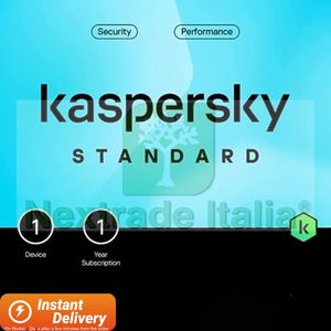 Kaspersky 1 anno di sicurezza Standard per 1 dispositivo PC/Mac/Android/iOS Mobile App Antivirus modello Stock di Marketing digitale - Product Image 2