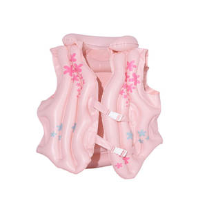 سترة سباحة قابلة للنفخ مخصصة للأطفال من مادة PVC مع إمكانية تخصيص اللون والشعار للتزلج على الماء والاستخدام الخارجي - Product Image 1