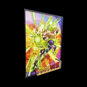 DRAGON BAII Super Saiyan 4 Broli Figure d'anime en 3D stéréoscopique encadrée, peinture créative, ornement de bureau et de mur - Product Image 2