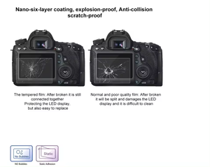 9H กระจกนิรภัยป้องกันหน้าจอ LCD สำหรับแคนนอน EOS R <span class=keywords><strong>RP</strong></span> R3 R5 R5C R6 R7 R8 R10 R50 กล้อง - Product Image 4