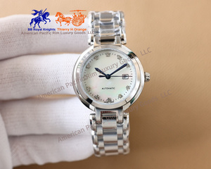 Reloj de Pulsera Longines Simple Luxury para Mujer, Acero Inoxidable con Esfera de Diamantes de Imitación, Regalo Perfecto para Damas - Product Image 4