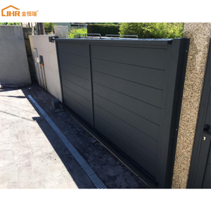 JHR Conception de <span class=keywords><strong>portail</strong></span> coulissant pour allée principale moderne <span class=keywords><strong>3M</strong></span> Panneau de <span class=keywords><strong>portail</strong></span> en aluminium Porte automatique en aluminium <span class=keywords><strong>Prix</strong></span> pour résidentiel - Product Image 3
