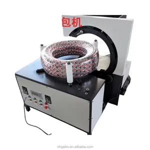 Roll Reel Tyre Winding Wrapping Machine For Coils Packing Copper Tube Coil Stainless Steel