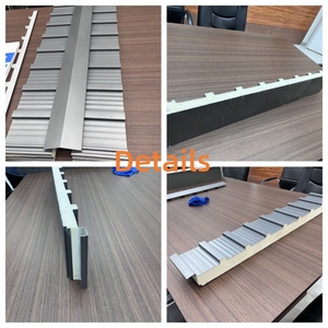 Vật liệu xây dựng xanh Ngói nhôm Great Wall Tấm panel sandwich polyurethane Tấm lợp mái cho mái nhà kính - Product Image 2