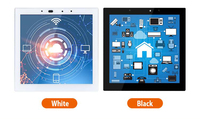 Panneau de commande central intelligent pour maison connectée 4 pouces WiFi RS485 Modbus /KNX Écran tactile mural Contrôleur de scène intelligent Noir/Blanc