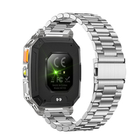 Montre connectée de fitness Direct-Factory, écran HD 2,01 pouces, mémoire, appels Bluetooth, étanche IP68, plus de 100 modes sportifs, moniteur de fréquence cardiaque