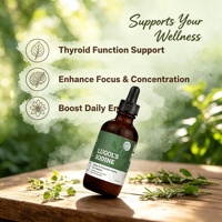 ODM/OEM Vente en gros Iode de Lugol pour le soutien de la thyroïde, la santé métabolique, la détoxification et le renforcement du potassium – Gouttes liquides de supplément d'iode de Lugol à 2 %