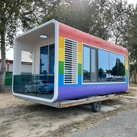 Maisonnette portable écologique conforme aux normes ISO CE, maisonnette en bois de style Apple, petite maison préfabriquée pour la vie en plein air, maison d'hôtes