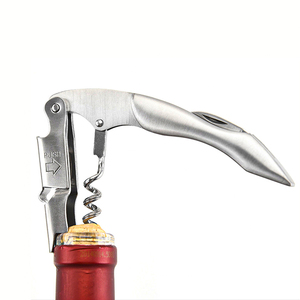 <span class=keywords><strong>Tire</strong></span>-<span class=keywords><strong>bouchon</strong></span> 3 en 1 pour serveur Ouvre-bouteille de bière en acier inoxydable à double charnière pour sommelier <span class=keywords><strong>Tire</strong></span>-<span class=keywords><strong>bouchon</strong></span> à <span class=keywords><strong>lame</strong></span> courte - Product Image 2