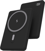 BOLOMI-WP39/WP39+ Cetakan Pribadi 5000-10000mAh Power Bank Magnetik Nirkabel USB-C PD 20W Pengisian Cepat Layar Digital Barang Kustom