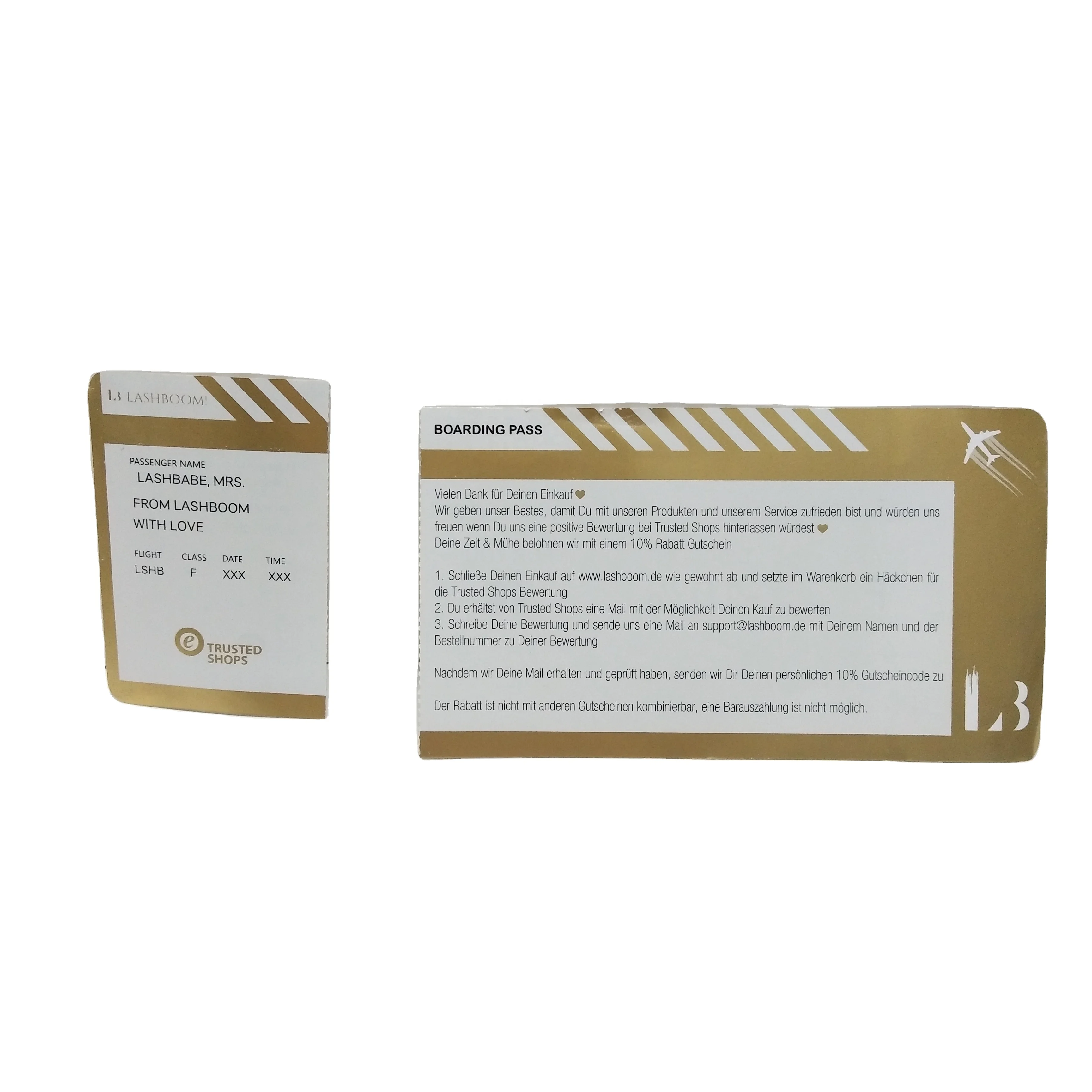 Скидка билеты Двусторонняя Золотая печать Бесплатная подарочные карты купон