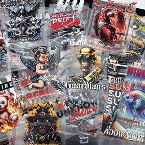 Dekal Digital Kustom <span class=keywords><strong>Transfer</strong></span> DTF untuk Pakaian, Layanan Cetak Kaos Plastisol Heat Pet, Stiker DTF Kustom - Product Image 3