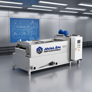 เครื่องแยกอุตสาหกรรม Avalon Separation รุ่น 501-1000L/H 1000W 380V อุปกรณ์แปรรูปตะกอนอัตโนมัติ ความเร็วการตั้งค่า 3000 รอบต่อนาที ควบคุมด้วย PLC - Product Image 1