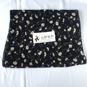Paris Flower Chiffon Fabric Small Piece Printing <strong>Opaque</strong> <strong>Cloth</strong> Spring Summer Dresses Broad-legged Pants Blouses Clothing Material - Product Image 4