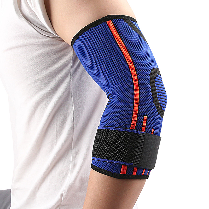 Manicotto a compressione per gomito, imbottitura in spugna spessa, per palestra, sport, braccio, per tendinite e gomito del tennista, golfisti, sollievo dal dolore al gomito dell'artrite, adatto per