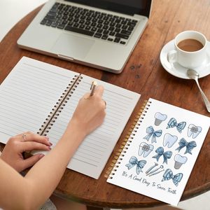 Cuaderno de <span class=keywords><strong>Dentista</strong></span> <span class=keywords><strong>con</strong></span> Logotipo Personalizado, Impresión en Serigrafía, Color Personalizado, Regalos Promocionales para Mujeres, Regalos para Higienistas Dentales - Product Image 1