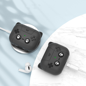 Estuche Protector de Silicona para Auriculares con Diseño de Juego para <span class=keywords><strong>Airpods</strong></span> 3 <span class=keywords><strong>Pro</strong></span> 2 <span class=keywords><strong>Segunda</strong></span> Generación, Estuche Protector de Auriculares Bluetooth para <span class=keywords><strong>Airpods</strong></span> 4 - Product Image 2