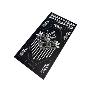 สติกเกอร์สักลายเฮนน่าลาย<span class=keywords><strong>ผีเสื้อ</strong></span>ดอกไม้ โลโก้สั่งทำได้ ลายเสมือนจริง สำหรับเพ้นท์ร่างกาย แขน มือ <span class=keywords><strong>หลัง</strong></span> แบบชั่วคราว ขายส่ง - Product Image 3