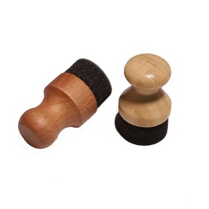 <span class=keywords><strong>2025</strong></span> thớt dầu sáp Applicator với tự nhiên beechwood tre Nắp miếng bọt biển cho cấp thực phẩm niêm phong gỗ khối gỗ bàn chải - Product Image 1