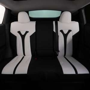 Cover per seggiolino auto in pelle sportiva in pelle Nappa Design di lusso personalizzato <span class=keywords><strong>Tesla</strong></span> modello 3 modello <span class=keywords><strong>Y</strong></span> modello X S Cybertruck-montaggio perfetto - Product Image 5
