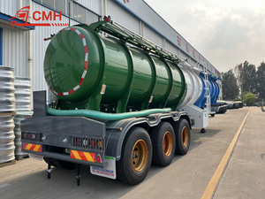 Semirremolque Cisterna de <span class=keywords><strong>3</strong></span> Ejes para Transporte de Productos Químicos Peligrosos, Modelo 2026, para <span class=keywords><strong>H2SO4</strong></span> Concentrado, en Venta. - Product Image 3
