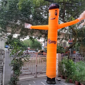 Atractivo Bailarín Inflable Personalizado con Logotipo, Modelo de Aire con Cara Sonriente, Decoración Publicitaria Comercial para Promoción en la Calle - Product Image 3