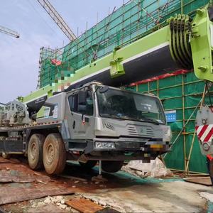 Grue mobile sur camion Zoomlion ZTC800V6 ZTC80H 80T, marque chinoise, unité d'occasion avec moteur et composants de pompe essentiels - Product Image 1