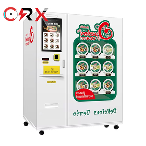 Hot Sale Cash Acceptor Card Reader Automatic Refrigeration Fresh Food <strong>Vegetable</strong> Fruit Salad <strong>Vending</strong> <strong>Machine</strong> With Elevator - Product Image 1