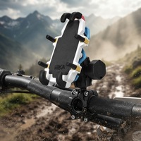 Support de téléphone portable pour moto, durable et coloré, style griffe, support de téléphone portable pour vélo, antichoc