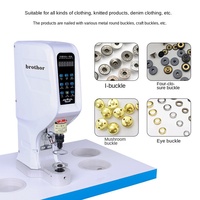 Équipement automatique de pose d'œillets Brother Ling Gong 818 110V 5.5kW pour vêtements, sacs, chaussures, cuir, tentes et ateliers